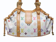 Load image into Gallery viewer, 極美品 LOUIS VUITTON ルイヴィトン テダPM ハンドバッグ M92348 モノグラム マルチカラー ホワイト 村上隆 中古 4b005013