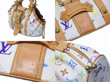 Load image into Gallery viewer, 極美品 LOUIS VUITTON ルイヴィトン テダPM ハンドバッグ M92348 モノグラム マルチカラー ホワイト 村上隆 中古 4b005013