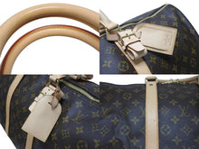 Load image into Gallery viewer, 極美品 LOUIS VUITTON ルイヴィトン キーポル バンドリエール55 ボストンバッグ M41414 モノグラム ブラウン 中古 4b005015