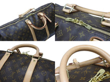 Load image into Gallery viewer, 極美品 LOUIS VUITTON ルイヴィトン キーポル バンドリエール55 ボストンバッグ M41414 モノグラム ブラウン 中古 4b005015