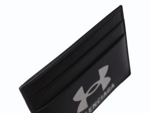 新品未使用 BALENCIAGA × UNDER ARMOUR バレンシアガ アンダーアーマー 25 Spring Collection ロゴ カードケース ブラック カーフスキン 817719 2ABLN 1000 中古 4b005018