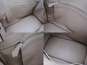 極美品 HERMES エルメス BIRKIN バーキン 35 ハンドバッグ タデラクト アルジル ギロッシュ金具 ☐R刻印 中古 4b005020