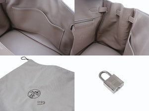 極美品 HERMES エルメス BIRKIN バーキン 35 ハンドバッグ タデラクト アルジル ギロッシュ金具 ☐R刻印 中古 4b005020