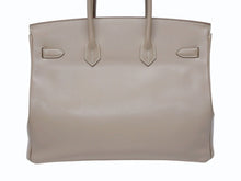 Load image into Gallery viewer, 極美品 HERMES エルメス BIRKIN バーキン 35 ハンドバッグ タデラクト アルジル ギロッシュ金具 ☐R刻印 中古 4b005020