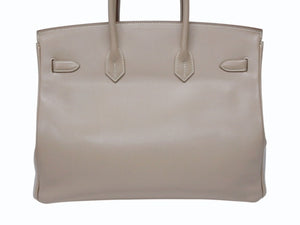 極美品 HERMES エルメス BIRKIN バーキン 35 ハンドバッグ タデラクト アルジル ギロッシュ金具 ☐R刻印 中古 4b005020