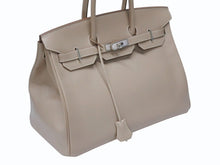 Load image into Gallery viewer, 極美品 HERMES エルメス BIRKIN バーキン 35 ハンドバッグ タデラクト アルジル ギロッシュ金具 ☐R刻印 中古 4b005020