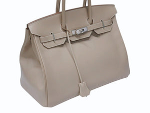極美品 HERMES エルメス BIRKIN バーキン 35 ハンドバッグ タデラクト アルジル ギロッシュ金具 ☐R刻印 中古 4b005020