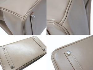 極美品 HERMES エルメス BIRKIN バーキン 35 ハンドバッグ タデラクト アルジル ギロッシュ金具 ☐R刻印 中古 4b005020