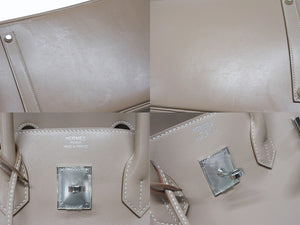 極美品 HERMES エルメス BIRKIN バーキン 35 ハンドバッグ タデラクト アルジル ギロッシュ金具 ☐R刻印 中古 4b005020