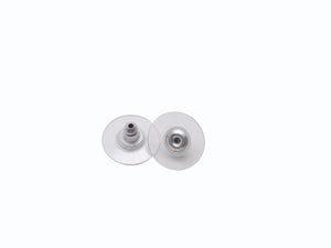 極美品 CHANEL シャネル ココマーク ピアス 両耳 フープ ぶら下がり 08P刻印 2.9g メタル シルバー 中古 4b005026