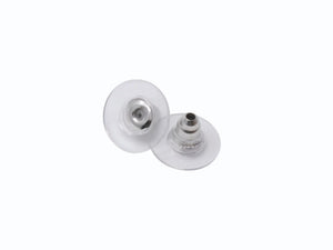 極美品 CHANEL シャネル ココマーク ピアス 両耳 アクセサリー 01A刻印 メタル シルバー 3.0g 中古 4b005030