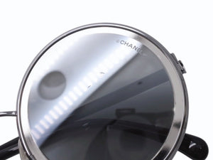 CHANEL シャネル サングラス レジン 4226 プラスチック メタル ブラック ブラックミラー金具 サイズ50◻︎26 140 美品 中古 4b005039