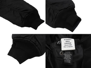 VETEMENTS ヴェトモン 18AW CUT-UP REVERSIBLE BOMBER リバーシブルボンバージャケット UA52JA200B サイズM 美品 中古 4b005046 