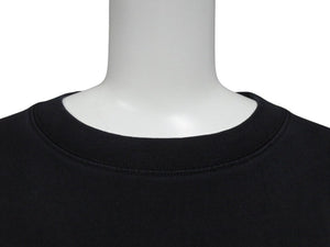 極美品 BALENCIAGA バレンシアガ クルーネックカットソー ロゴプリント 641667TJVL4 コットン ブラック サイズM 中古 4b005049