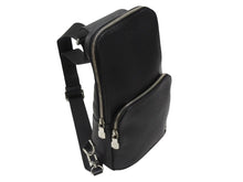 Load image into Gallery viewer, LOUIS VUITTON ルイヴィトン タイガ アヴェニュー スリングバッグ ボディバッグ M30443 ブラック シルバー金具 美品 中古 4b005050
