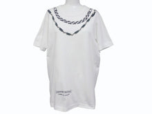 Load image into Gallery viewer, 極美品 COMME des GARCONS コムデギャルソン × CHROME HEARTS クロムハーツ 半袖Tシャツ OT-T025 サイズL 2007年 クリスマス限定 中古 4b005053