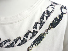 Load image into Gallery viewer, 極美品 COMME des GARCONS コムデギャルソン × CHROME HEARTS クロムハーツ 半袖Tシャツ OT-T025 サイズL 2007年 クリスマス限定 中古 4b005053