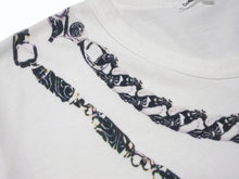 Load image into Gallery viewer, 極美品 COMME des GARCONS コムデギャルソン × CHROME HEARTS クロムハーツ 半袖Tシャツ OT-T025 サイズL 2007年 クリスマス限定 中古 4b005053
