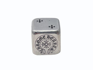 CHROME HEARTS クロムハーツ DICE ダイス サイコロ 重量約57.2g CHプラス ホースシュー 2015年 クリスマス限定 シルバー 美品 中古 4b005055