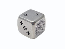 Load image into Gallery viewer, CHROME HEARTS クロムハーツ DICE ダイス サイコロ 重量約57.2g CHプラス ホースシュー 2015年 クリスマス限定 シルバー 美品 中古 4b005055