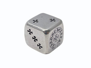 CHROME HEARTS クロムハーツ DICE ダイス サイコロ 重量約57.2g CHプラス ホースシュー 2015年 クリスマス限定 シルバー 美品 中古 4b005055