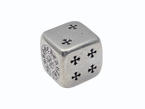 CHROME HEARTS クロムハーツ DICE ダイス サイコロ 重量約57.2g CHプラス ホースシュー 2015年 クリスマス限定 シルバー 美品 中古 4b005055
