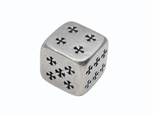 CHROME HEARTS クロムハーツ DICE ダイス サイコロ 重量約57.2g CHプラス ホースシュー 2015年 クリスマス限定 シルバー 美品 中古 4b005055