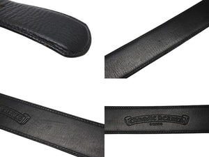 CHROME HEARTS クロムハーツ ガンスリンガー ベルト ブラック ブラックダイヤモンド レザー 小物 シルバー925 1994 サイズ38 美品 中古 4b005056