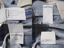 Load image into Gallery viewer, CHROME HEARTS クロムハーツ クロスパッチ デニム パンツ リーバイス LEVI`S 517 オーダー サイズ34 ブルー 美品 中古 4b005057