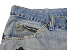 Load image into Gallery viewer, CHROME HEARTS クロムハーツ クロスパッチ デニム パンツ リーバイス LEVI`S 517 オーダー サイズ34 ブルー 美品 中古 4b005057