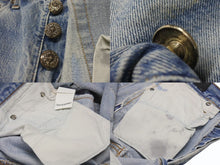 Load image into Gallery viewer, 新品未使用 CHROME HEARTS クロムハーツ クロスパッチ デニム パンツ リーバイス LEVI`S 501 オーダー サイズ31 ブルー 中古 4b005058