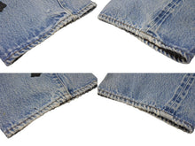 Load image into Gallery viewer, 新品未使用 CHROME HEARTS クロムハーツ クロスパッチ デニム パンツ リーバイス LEVI`S 501 オーダー サイズ31 ブルー 中古 4b005058