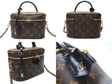 Load image into Gallery viewer, 新品同様 LOUIS VUITTON ルイヴィトン モノグラムリバース バニティNV PM 2WAYハンドバッグ M45165 ブラウン ゴールド金具 中古 4b005061