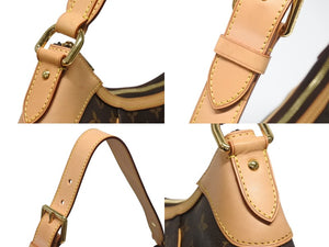 極美品 LOUIS VUITTON ルイヴィトン ハンドバッグ ワンショルダー M56384 テムズPM モノグラム ブラウン ゴールド金具 中古 54436