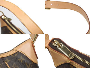 極美品 LOUIS VUITTON ルイヴィトン ハンドバッグ ワンショルダー M56384 テムズPM モノグラム ブラウン ゴールド金具 中古 54436
