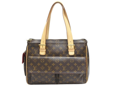 極美品 LOUIS VUITTON ルイヴィトン ミュルティプリ シテ ハンドバッグ M51162 モノグラム PVC レザー ゴールド金具 中古 4b005063