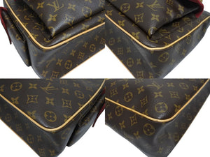 極美品 LOUIS VUITTON ルイヴィトン ミュルティプリ シテ ハンドバッグ M51162 モノグラム PVC レザー ゴールド金具 中古 4b005063