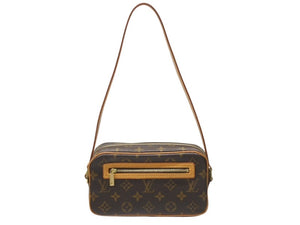 極美品 LOUIS VUITTON ルイヴィトン ポシェット シテ ワンショルダーバッグ M51183 モノグラム ゴールド金具 中古 4b005064