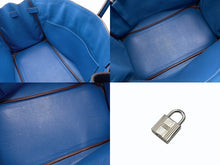 Load image into Gallery viewer, 極美品 HERMES エルメス BIRKIN バーキン35 ミコノス シルバー金具 トリヨンクレマンス ハンドバッグ □O刻印 中古 4b005067