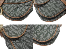 Load image into Gallery viewer, Christian Dior クリスチャンディオール サドルバッグ ワンショルダーバッグ RU 0071 トロッター カーキ ガリアーノ期 美品 中古 4b005069
