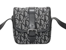 Load image into Gallery viewer, Christian Dior クリスチャンディオール ショルダーバッグ 04RU 0053 トロッター キャンバス レザー ブラック ガリアーノ期 美品 中古 4b005070