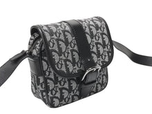 Load image into Gallery viewer, Christian Dior クリスチャンディオール ショルダーバッグ 04RU 0053 トロッター キャンバス レザー ブラック ガリアーノ期 美品 中古 4b005070