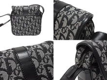 Load image into Gallery viewer, Christian Dior クリスチャンディオール ショルダーバッグ 04RU 0053 トロッター キャンバス レザー ブラック ガリアーノ期 美品 中古 4b005070