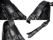 Load image into Gallery viewer, Christian Dior クリスチャンディオール ショルダーバッグ 04RU 0053 トロッター キャンバス レザー ブラック ガリアーノ期 美品 中古 4b005070