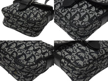 Load image into Gallery viewer, Christian Dior クリスチャンディオール ショルダーバッグ 04RU 0053 トロッター キャンバス レザー ブラック ガリアーノ期 美品 中古 4b005070