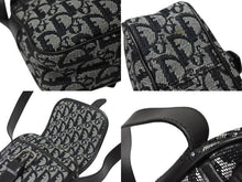 Load image into Gallery viewer, Christian Dior クリスチャンディオール ショルダーバッグ 04RU 0053 トロッター キャンバス レザー ブラック ガリアーノ期 美品 中古 4b005070