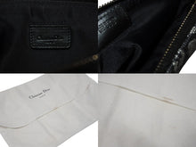 Load image into Gallery viewer, 新品同様 ChristianDior クリスチャンディオール サドルポーチ ワンショルダーバッグ SLO44012 トロッター ブラック ガリアーノ期 中古 4b005071