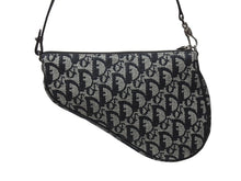 Load image into Gallery viewer, 新品同様 ChristianDior クリスチャンディオール サドルポーチ ワンショルダーバッグ SLO44012 トロッター ブラック ガリアーノ期 中古 4b005071