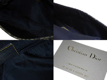 Load image into Gallery viewer, Christian Dior クリスチャンディオール マリスパール ワンショルダーバッグ PZ 0901 トロッター ネイビー ガリアーノ期 美品 中古 4b005072
