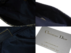 Christian Dior クリスチャンディオール マリスパール ワンショルダーバッグ PZ 0901 トロッター ネイビー ガリアーノ期 美品 中古 4b005072